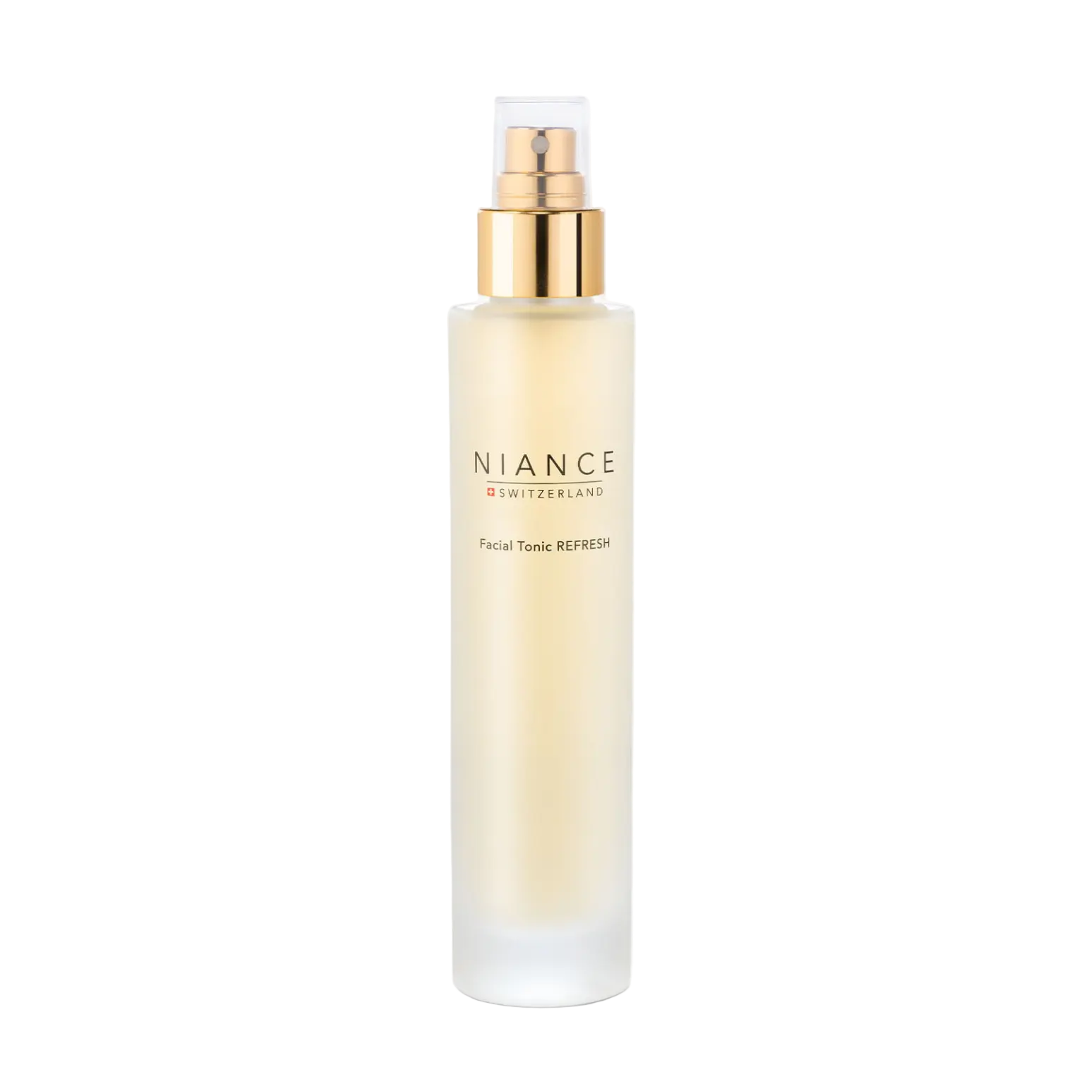 Application of NIANCE Facial Tonic REFRESH mist spray