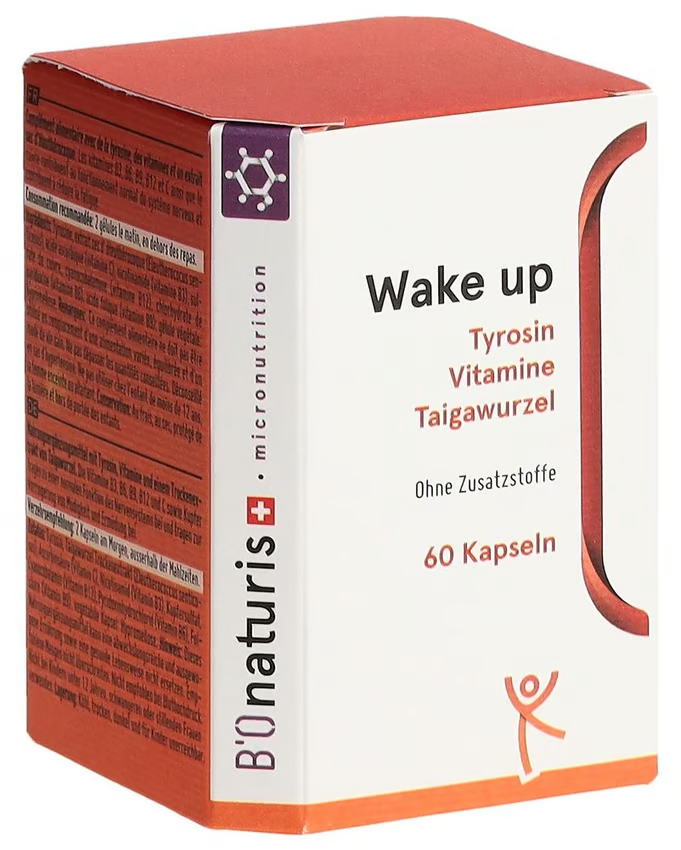 Bionaturis Wake Up 60 Capsules Energy and Vitality Formula