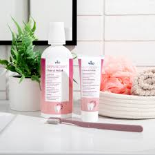 Close-up of DR. Wild DEPURDENT Clean & Polish Mouth Rinse being poured into measuring cup