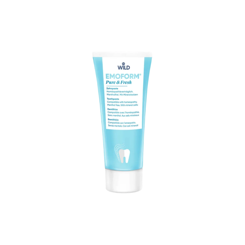 DR. Wild Emoform Pure & Fresh Toothpaste – Swiss fluoride-free mineral salt formula 75 ml