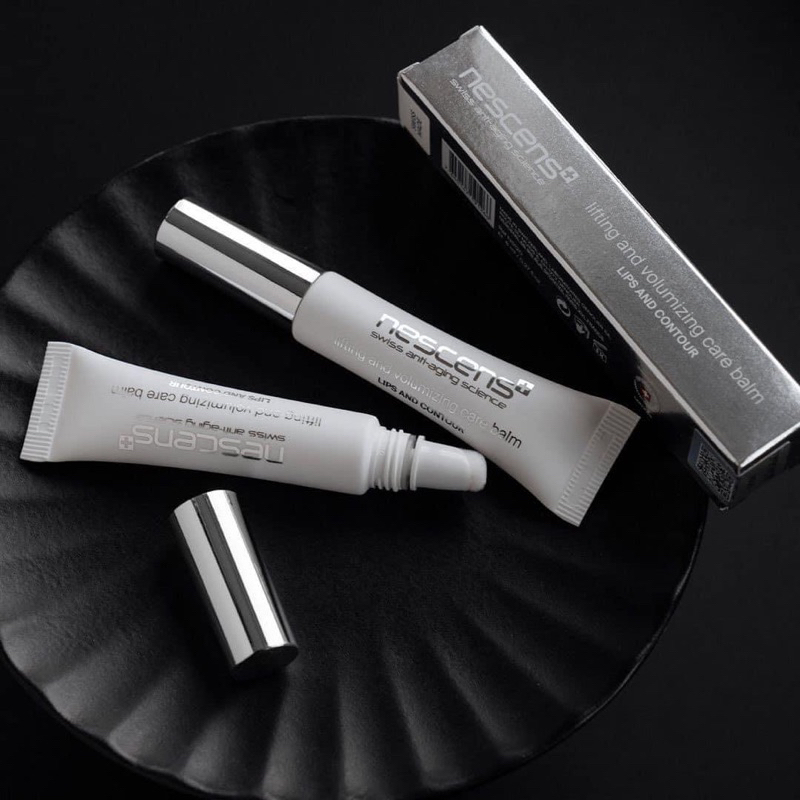 Elegant product display of balm with Swiss premium styling