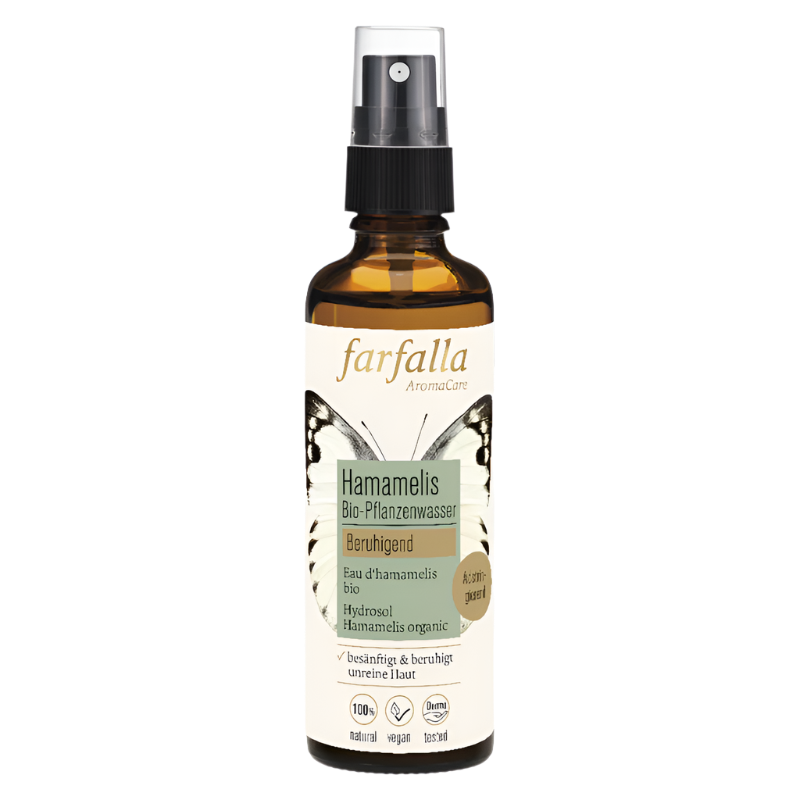 Farfalla Hamamelis, organic plant Water, soothing spray 75 ml
