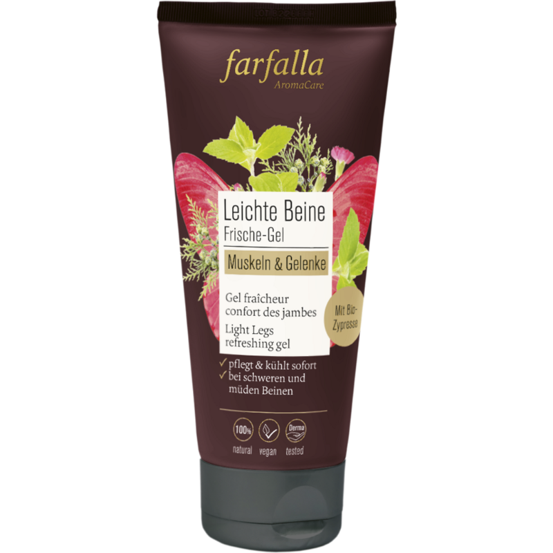 Farfalla Muscles & Joints Light Legs Refreshing Gel 100ml – Cooling Swiss gel for tired legs and muscles