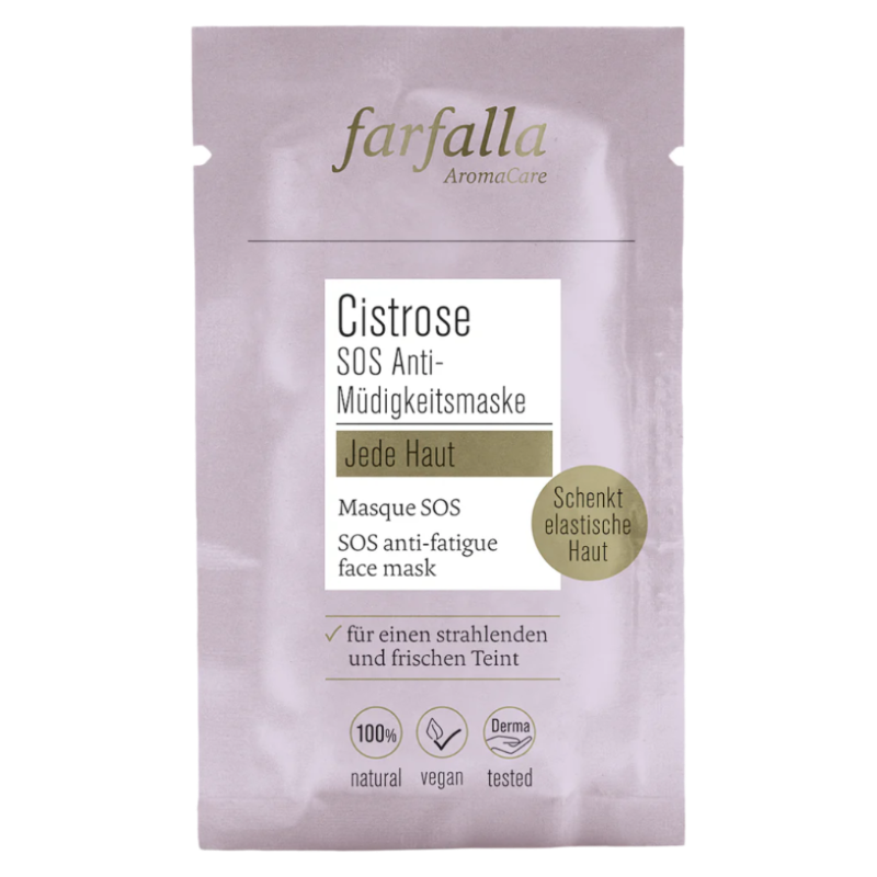 Farfalla cistus SOS anti-fatigue face mask 1 piece 7 ml