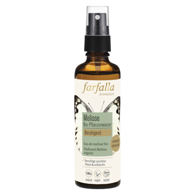 Farfalla melisse organic plant water 75 ml