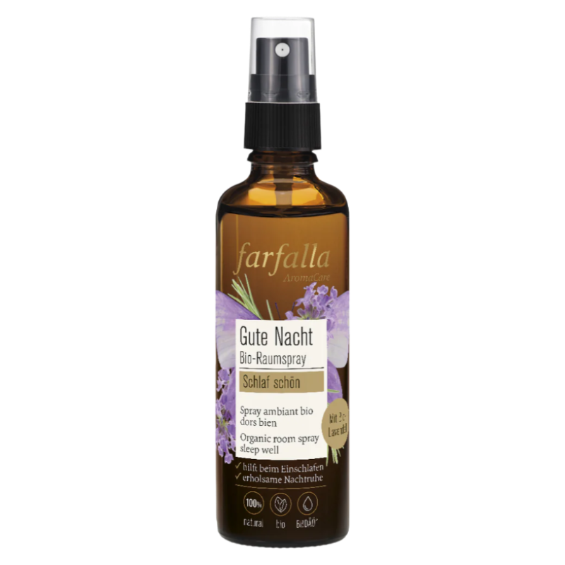 Farfalla sleep good lavender organic room spray 75 ml