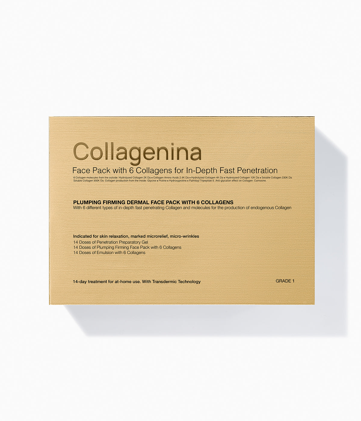 Labo Suisse Collagenina 6 Collagen Dermal Pack Facial Anti-Wrinkle Treatment – Swiss Intensive Firming & Plumping System