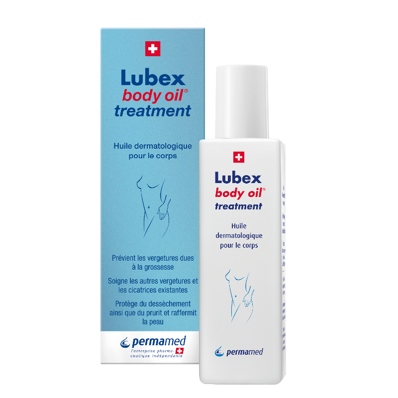 Lubex Body Oil Treatment – Swiss body oil for stretch-mark prevention & scar support | Beautylion.ch