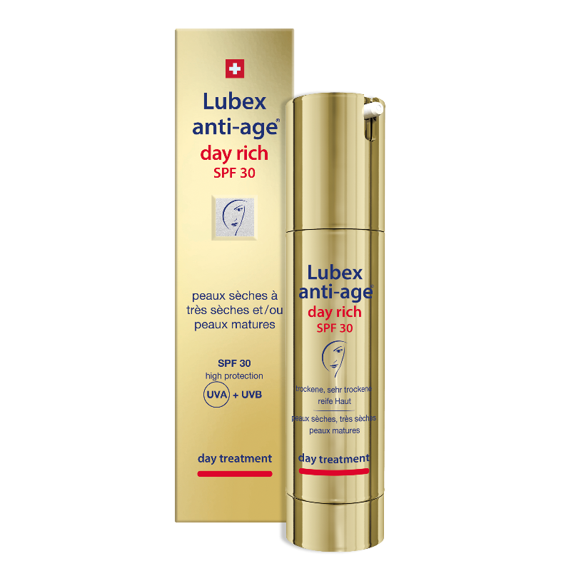 Lubex anti-age Day Rich UV 30 – Swiss rich day treatment with SPF 30 for dry to very dry & mature skin | Beautylion.ch