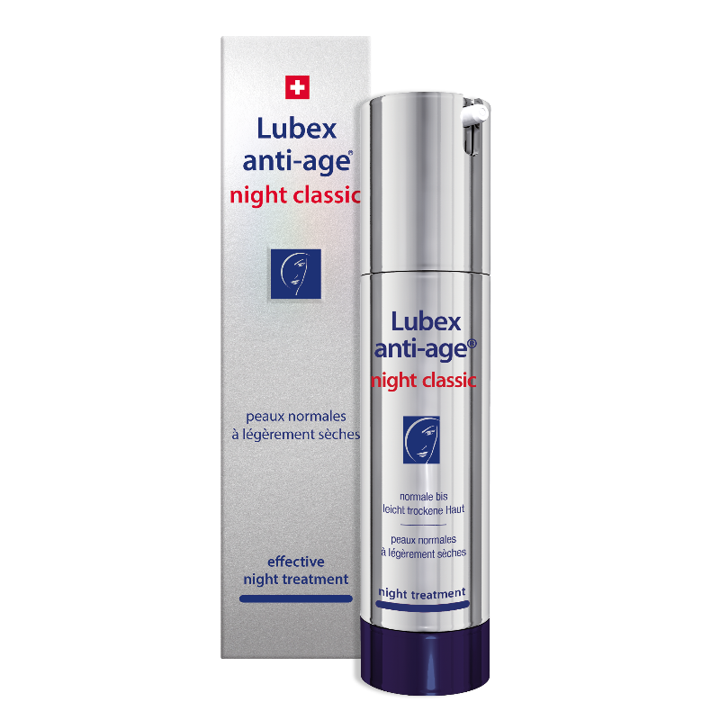Lubex anti-age Night Classic – Swiss overnight treatment cream for normal to slightly dry skin | Beautylion.ch