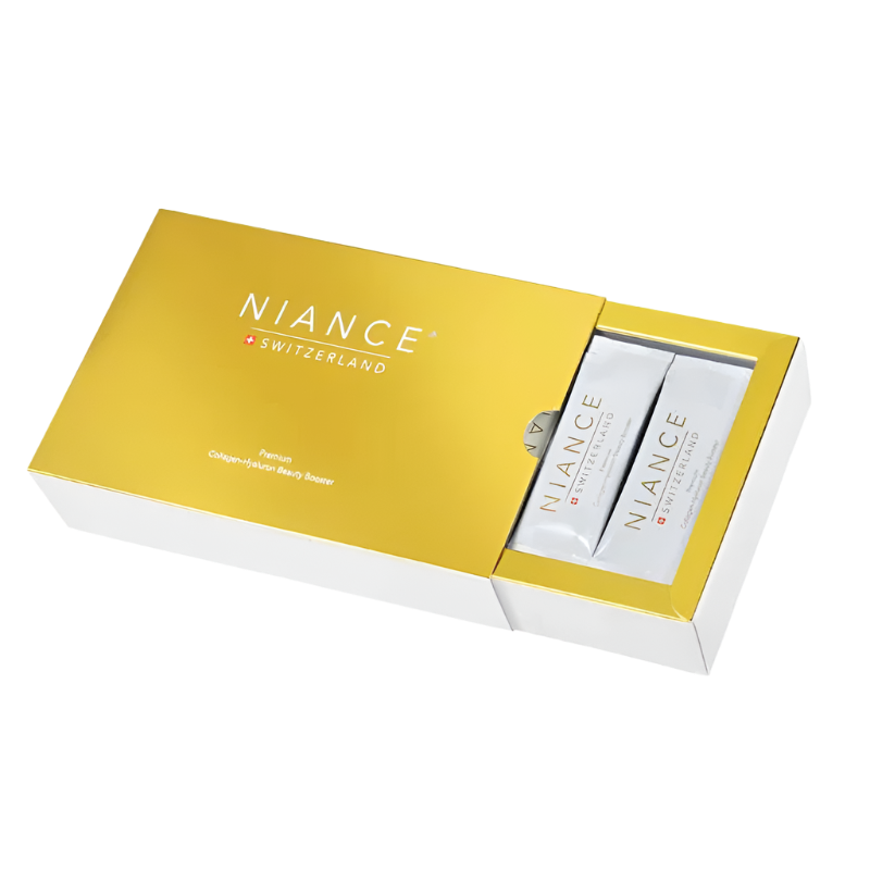 NIANCE Collagen-Hyaluron Beauty Booster 30 sachets — marine collagen & hyaluronic powder