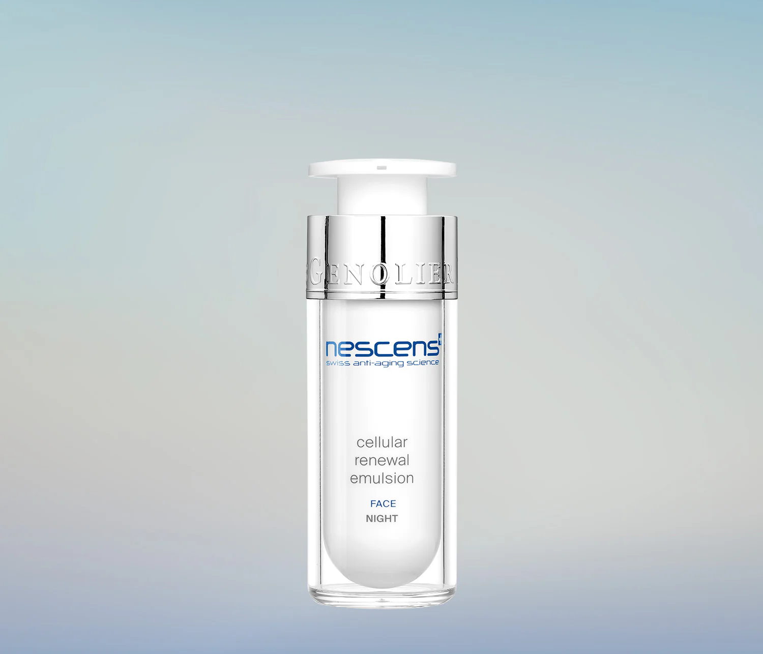 Nescens Cellular Renewal Emulsion Night bottle front view