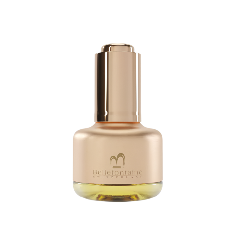 Packaging & bottle of Golden Caviar L’Essentiel – premium minimalist skincare