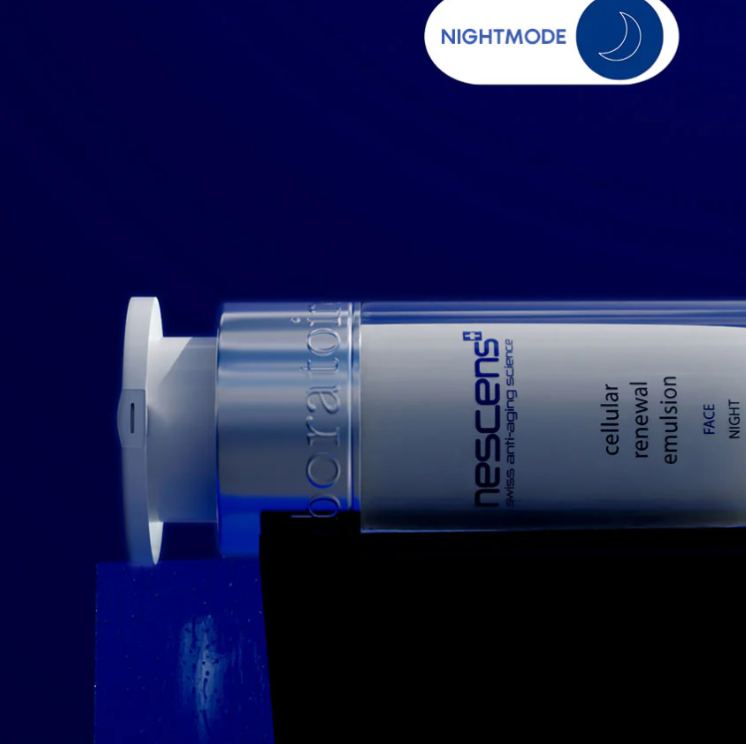 Packaging of Nescens Duo Emulsion Day & Night Set – Luxury Swiss Skincare Emulsions