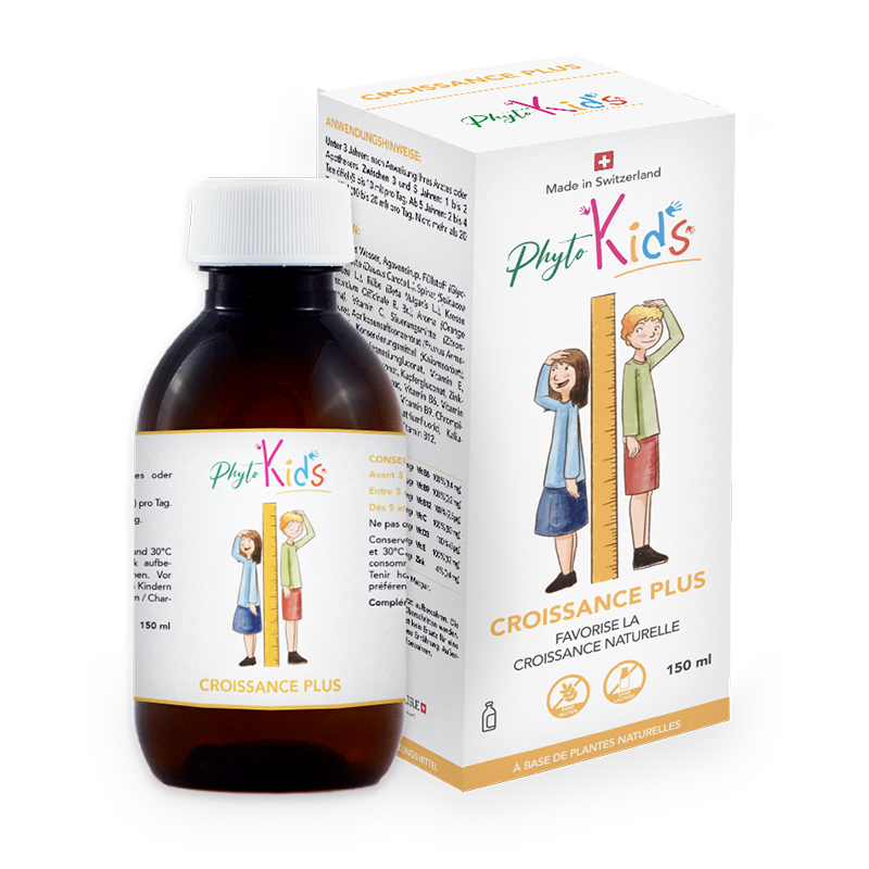 Phytokids Croissance Plus – Swiss growth & nutrition syrup for children | 150 ml