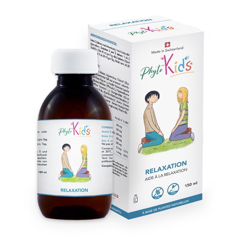Phytokids Relaxation – Swiss natural calming syrup for children | 150 ml