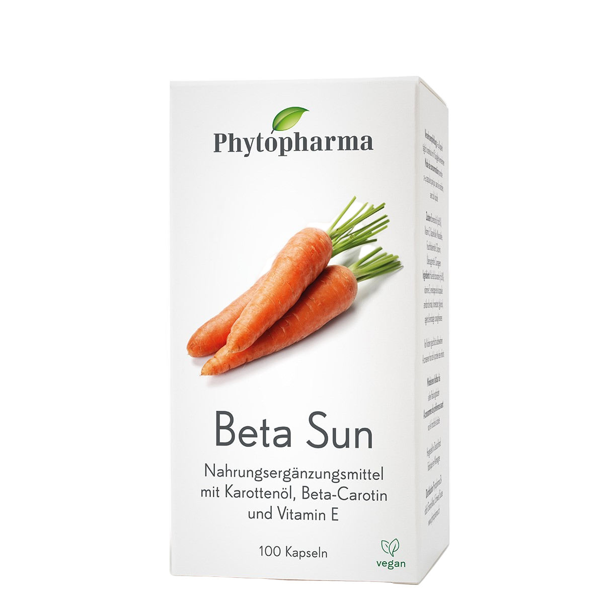 Phytopharma Beta-Sun Capsules – Carrot Oil, Beta-Carotene & Vitamin E | 100 pcs