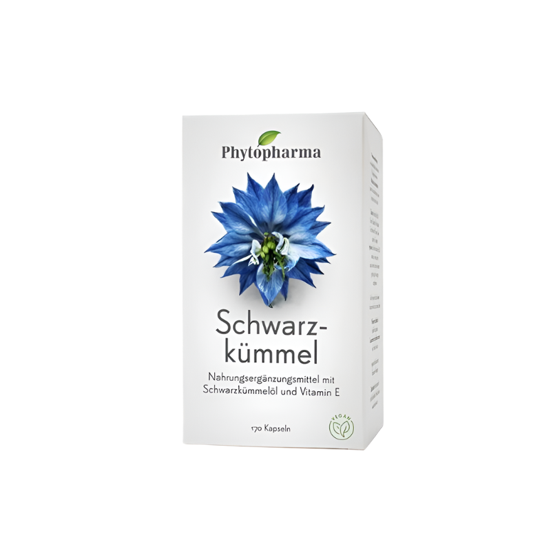 Phytopharma Black Cumin Oil Capsules – Swiss immune and vitality support supplement