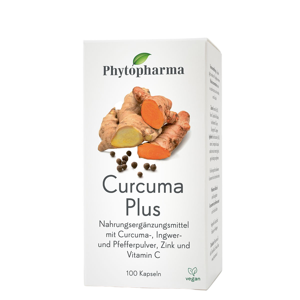 Phytopharma Curcuma Plus — turmeric, ginger & pepper immune support capsules