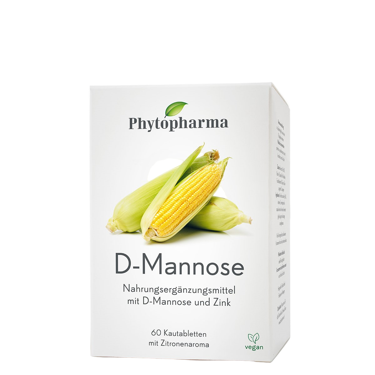 Phytopharma D-Mannose Chewable Tablets — product box front (60 pcs)