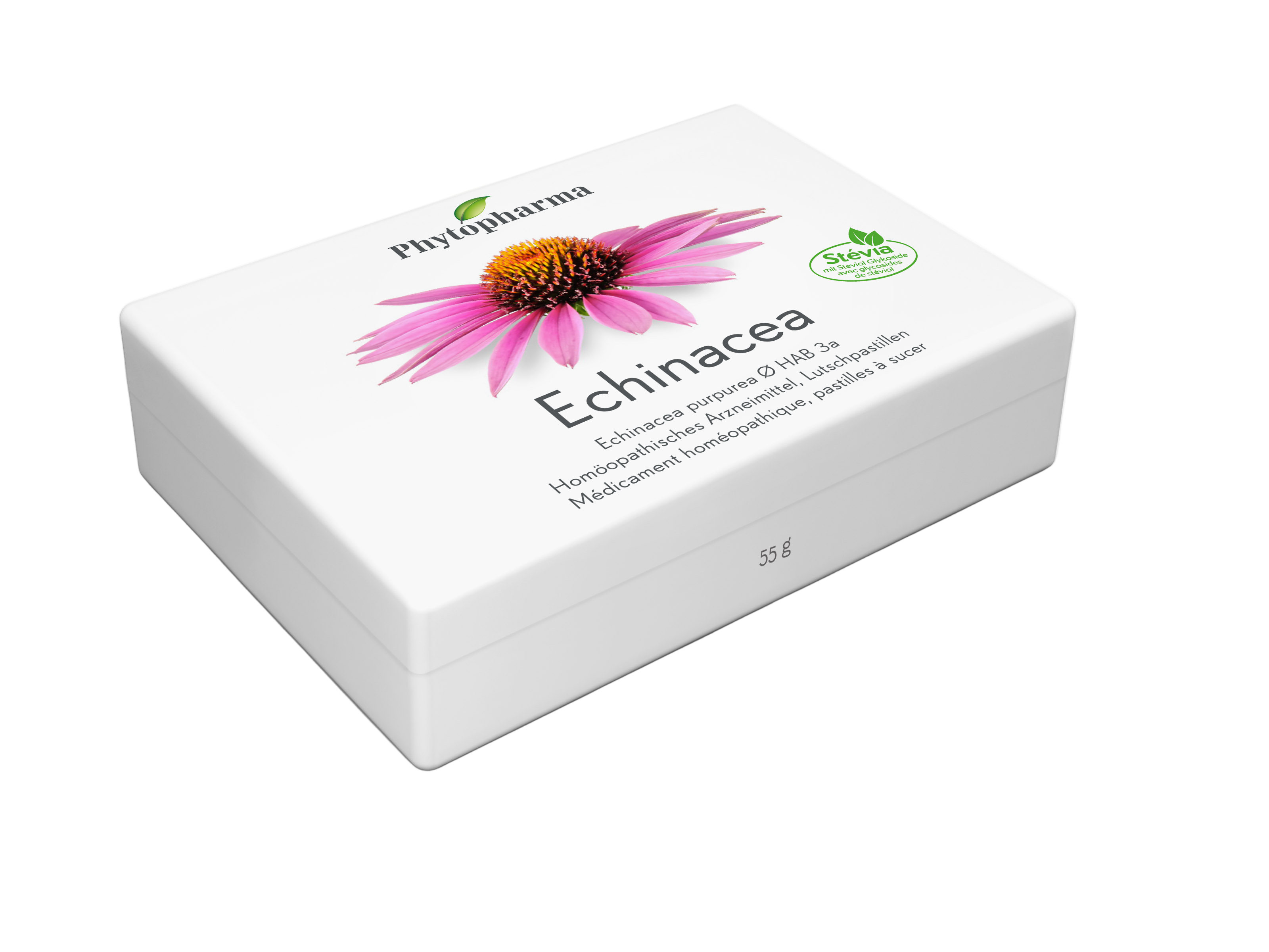 Phytopharma Echinacea Pastilles 55 g — immune lozenges with echinacea