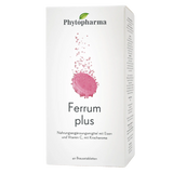 Phytopharma Ferrum Plus Effervescent Tablets box — 40 tablets front view