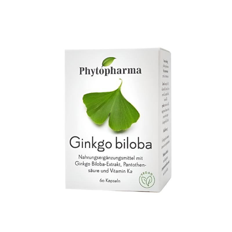Phytopharma Ginkgo Biloba Capsules 60 pcs – herbal memory & circulation support