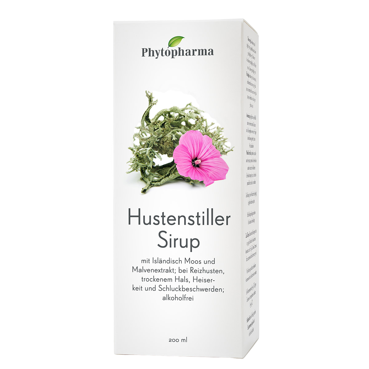 Phytopharma Hustenstiller Sirup 200 ml – Swiss cough syrup with Iceland moss & mallow