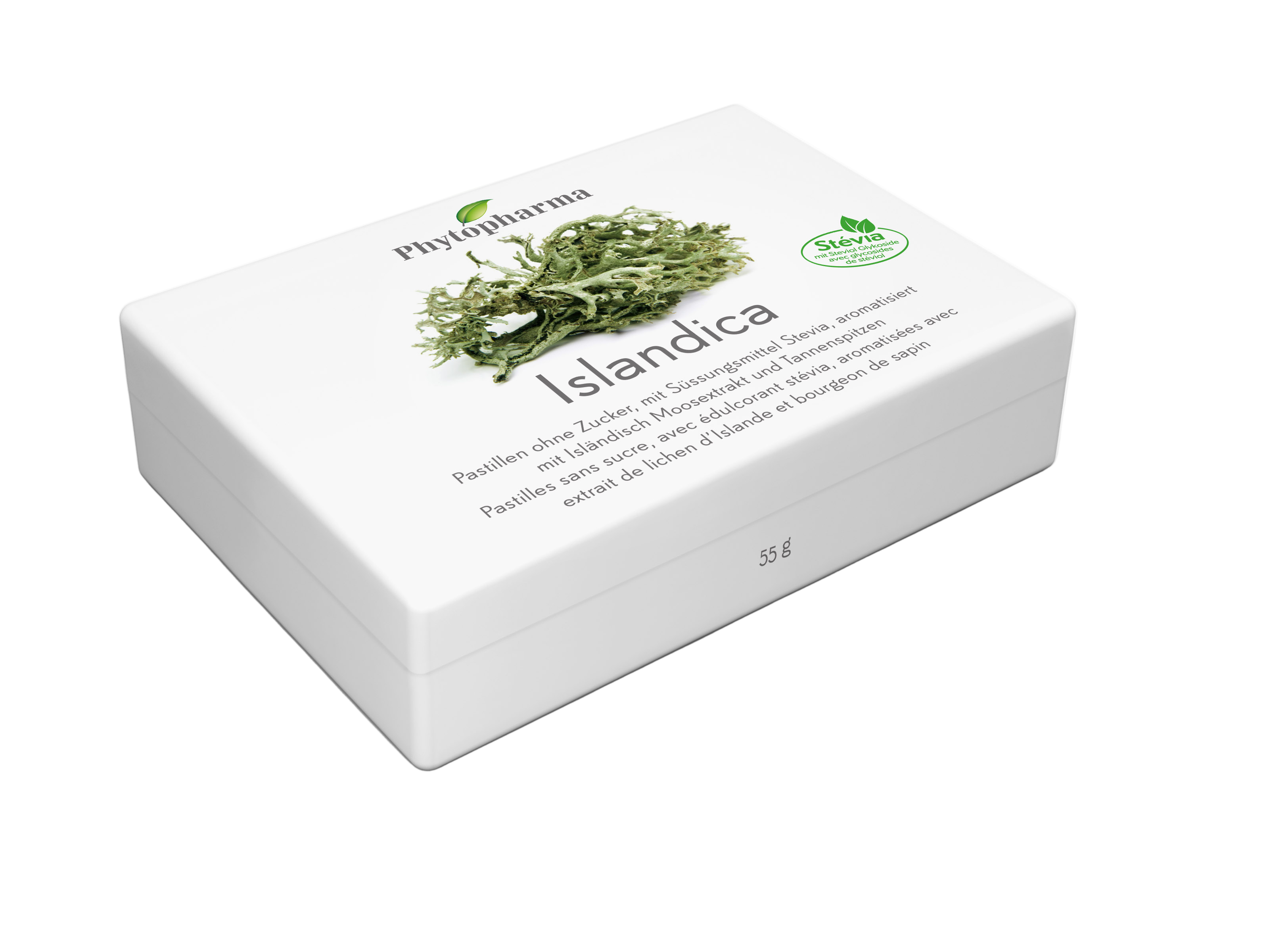 Phytopharma Islandica Pastilles 55 g – Icelandic moss throat lozenges