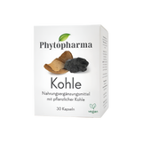 Phytopharma Kohle Kapseln – Activated Charcoal Capsules box (30)