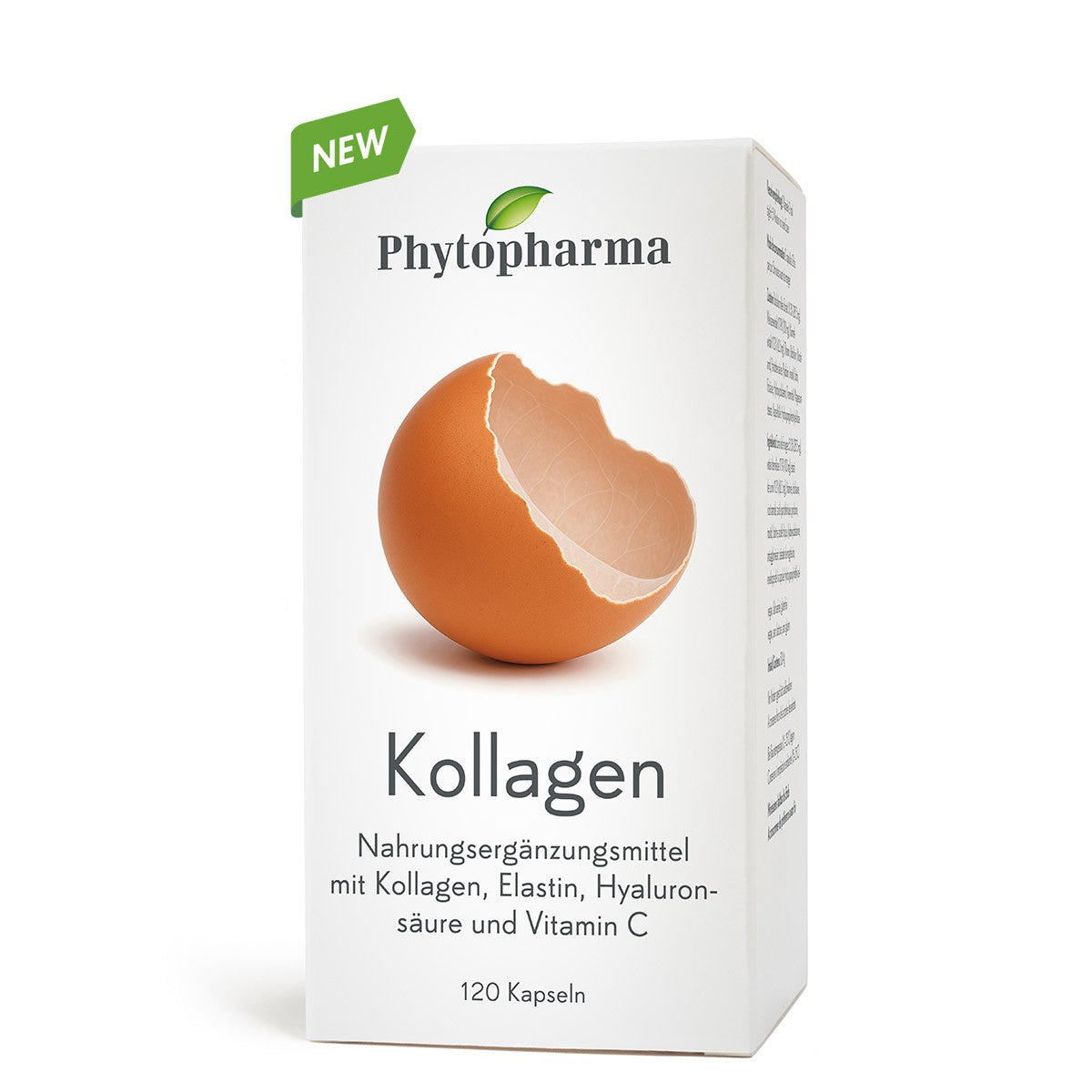 Phytopharma Kollagen Capsules – Swiss collagen supplement with elastin & vitamin C (120 capsules)