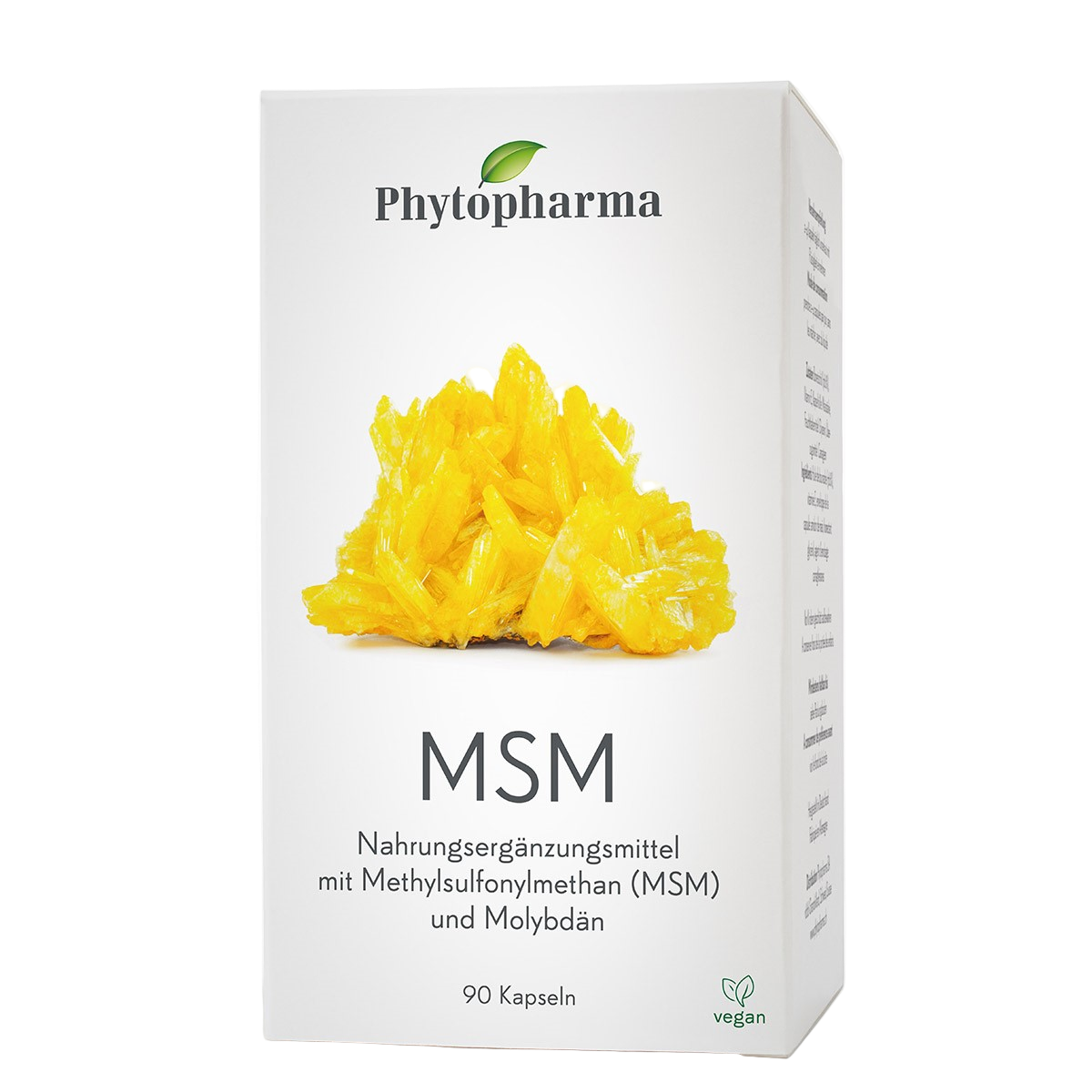 Phytopharma MSM – 90 vegan capsules with MSM & molybdenum