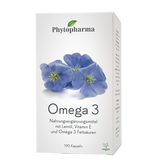 Phytopharma Omega 3 Capsules – Swiss vegan omega-3 supplement for heart and brain (190 capsules)