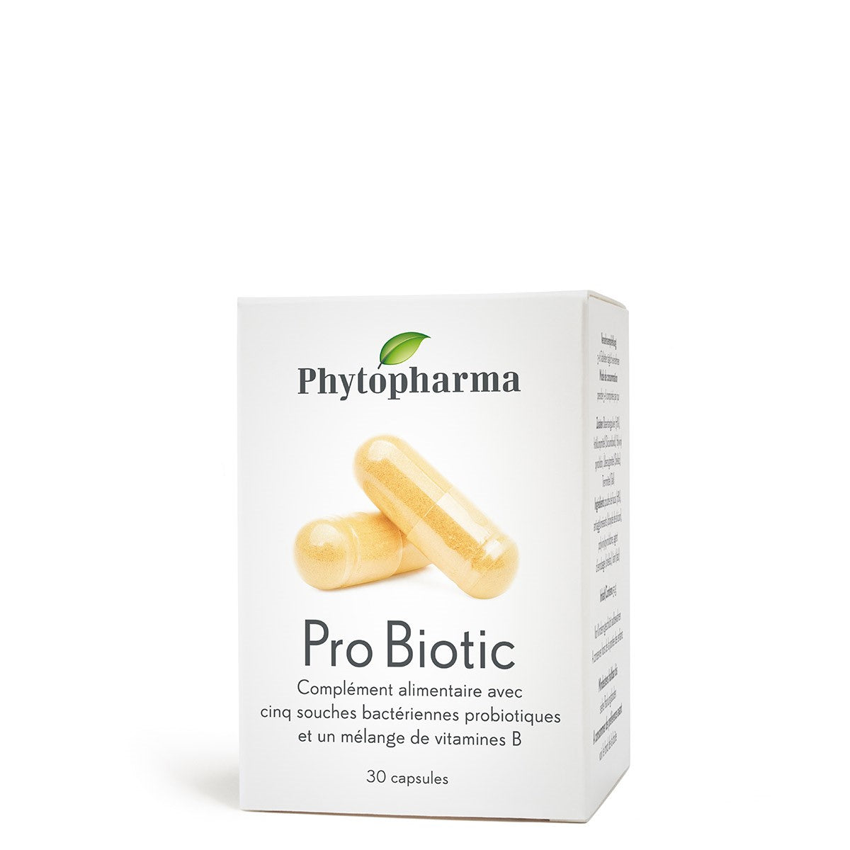 Phytopharma – Probiotiques+ Capsules | Multi-Strain Probiotic & B-Vitamin Complex | 30 capsules