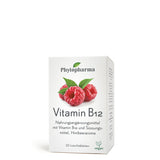 Phytopharma Vitamin B12 Lozenges – raspberry-flavored daily vitamin supplement (30 pcs)