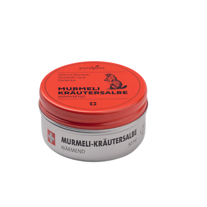 Puralpina Marmot Herbal Cream Warming – Swiss warming balm for muscles and joints