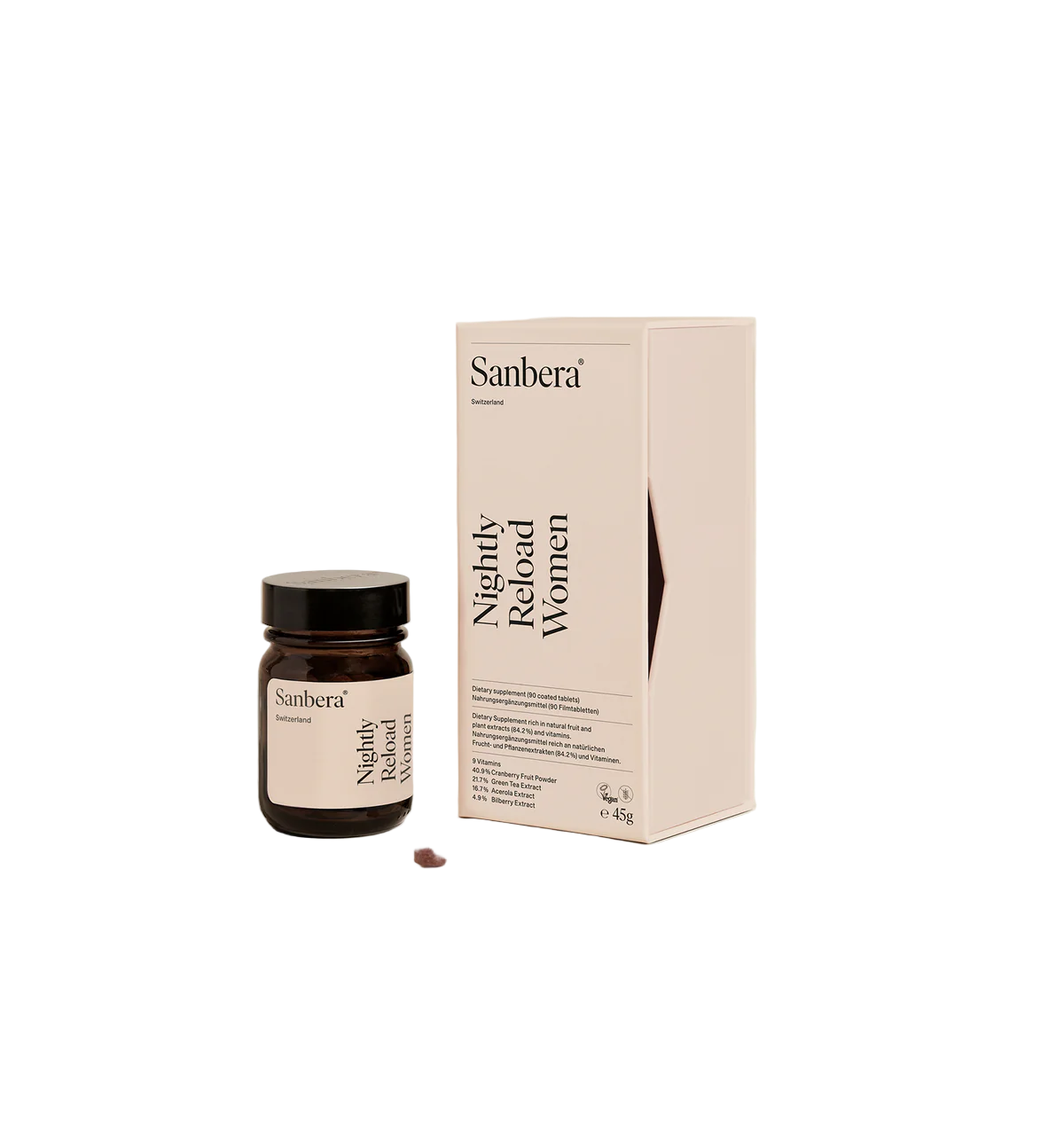 Sanbera Nightly Reload Women – Swiss overnight regeneration supplement