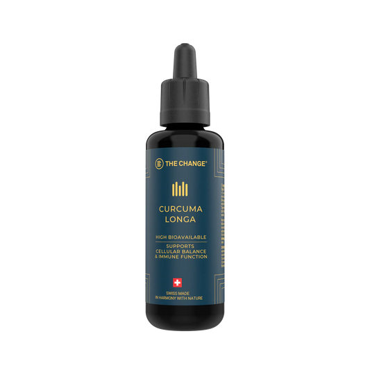THE CHANGE Curcuma Longa Swiss micelle curcumin liquid drops for joint support and vitality | Beautylion.ch