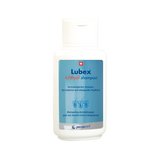 Texture of Lubex Ichthyol Shampoo – transparent pH-balanced gel for sensitive scalp care