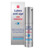 Texture of Lubex anti-age Eye Intensive – rich cream infused with peptides & hyaluronic acid fragments for eye rejuvenation