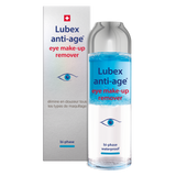 Two-phase liquid texture of Lubex anti-age Eye Make-Up Remover – gentle on sensitive eye contour