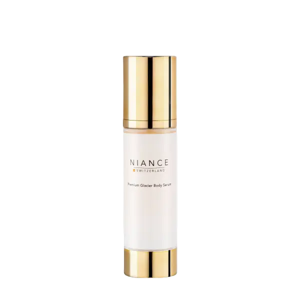 niance-premium-glacier-body-serum-100ml-front.jpg — NIANCE Premium Glacier Body Serum 100 ml airless pump front packshot