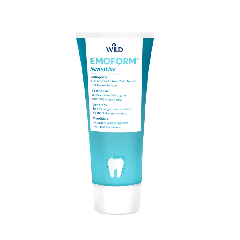 DR. Wild Emoform Sensitive Toothpaste – Swiss toothpaste for sensitive teeth and gums (75 ml)