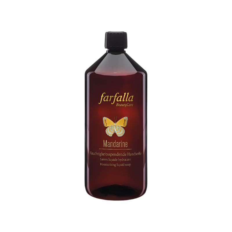 Farfalla mandarine carpe diem - moisturizing hand liquid soap refill 1000 ml - Beauty & the Lion