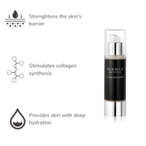 Key actives in Anti-Age Balm BALANCE — Swiss Glacier Complex & colostrum for hydration and firming