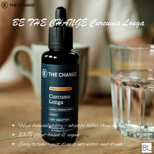 🌿 Beautylion Spotlight: Be the Change Curcuma Longa – Swiss‑Made Wellness in a Bottle
