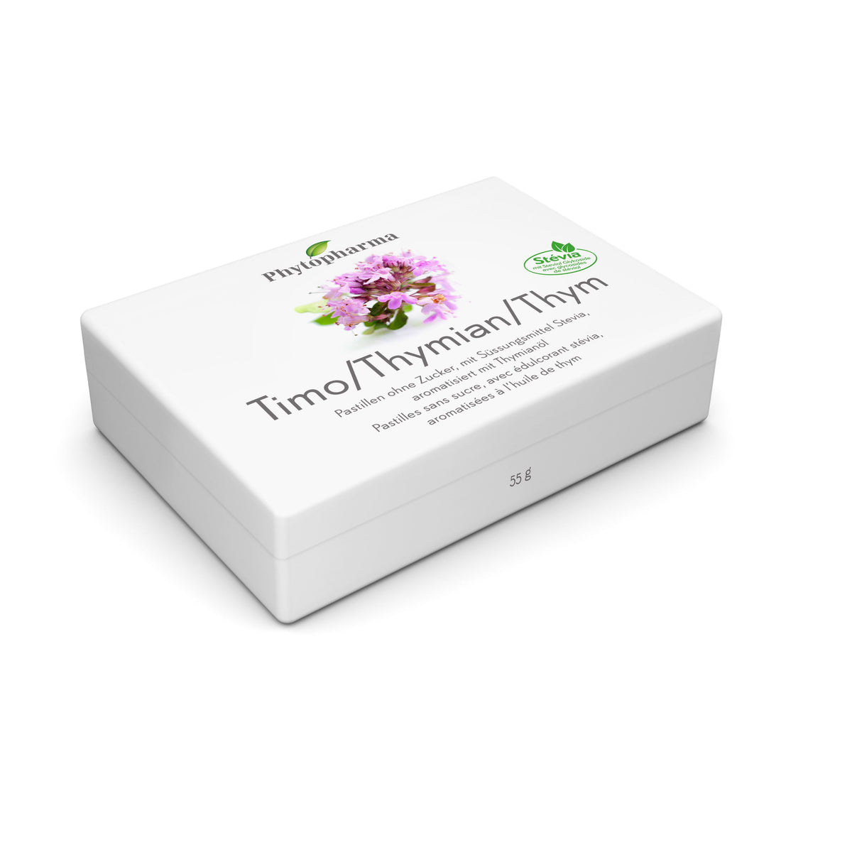 Phytopharma – Thyme Lozenges | Herbal Cooling Throat Comfort | 55 g