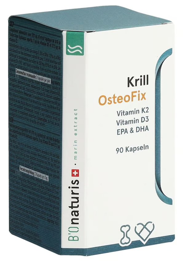 Bionaturis – Krill Osteofix | Krill Oil & Bone Wellness Formula | 90 Capsules