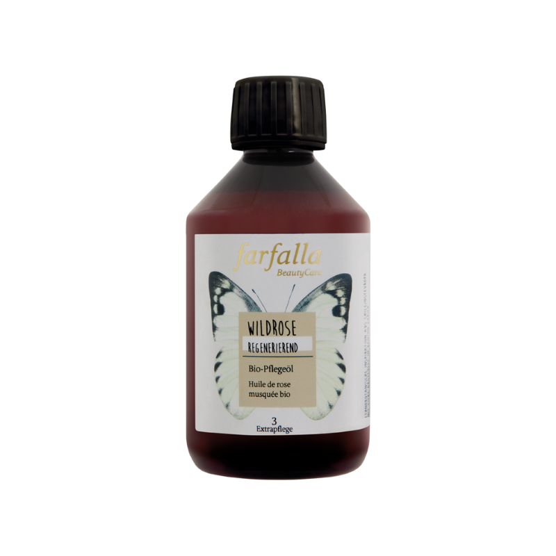 Farfalla wild rose regenerating organic oil 30ml/250ml