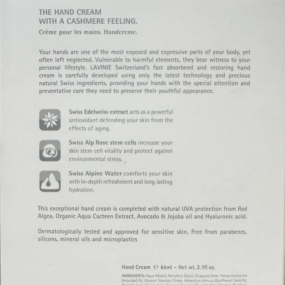 LAVINIE Switzerland - Hand Cream Hydration Set (2 × 7 ml + 1 × 50 ml)